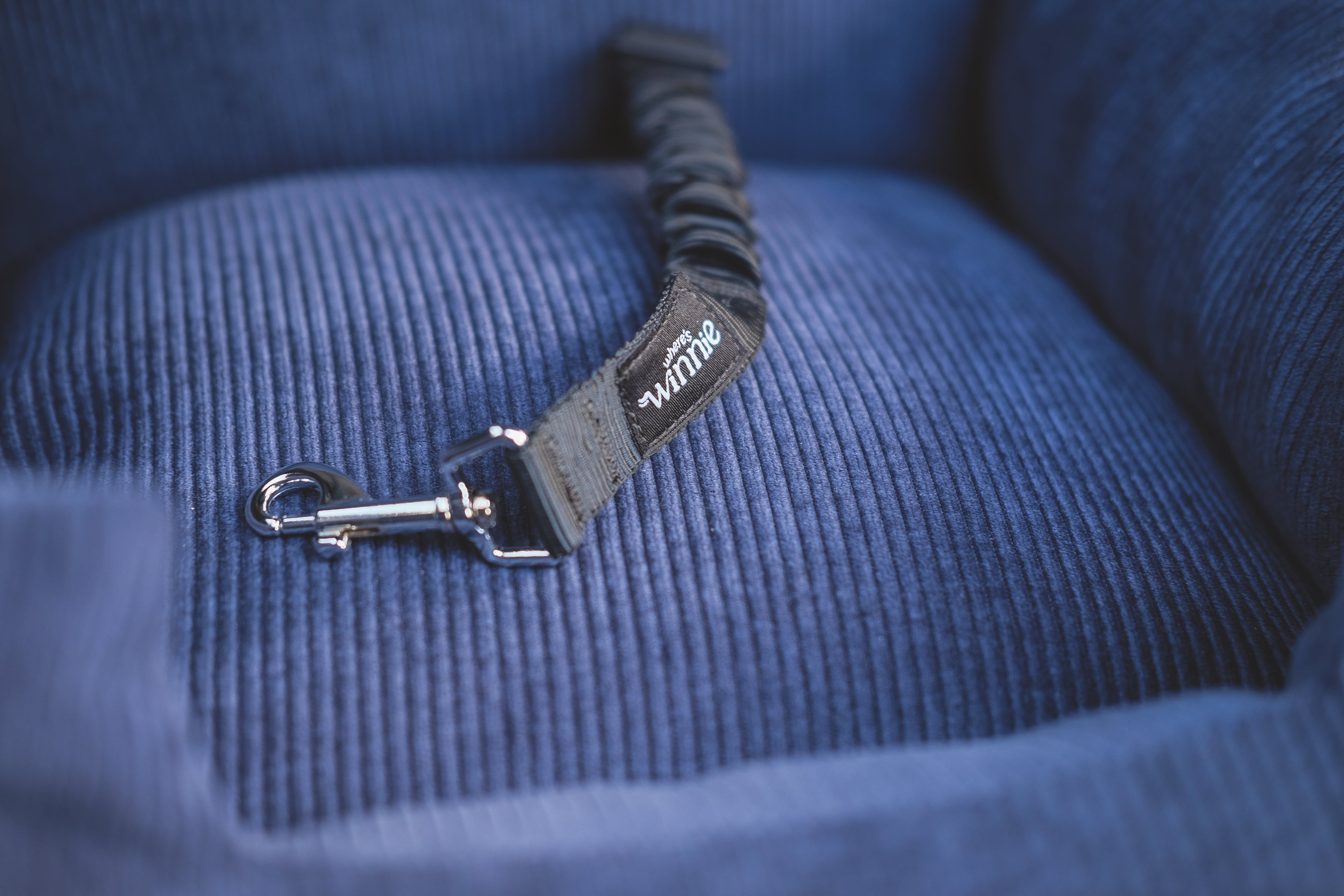 Luxury Isofix Dog Car Seat - Navy Blue