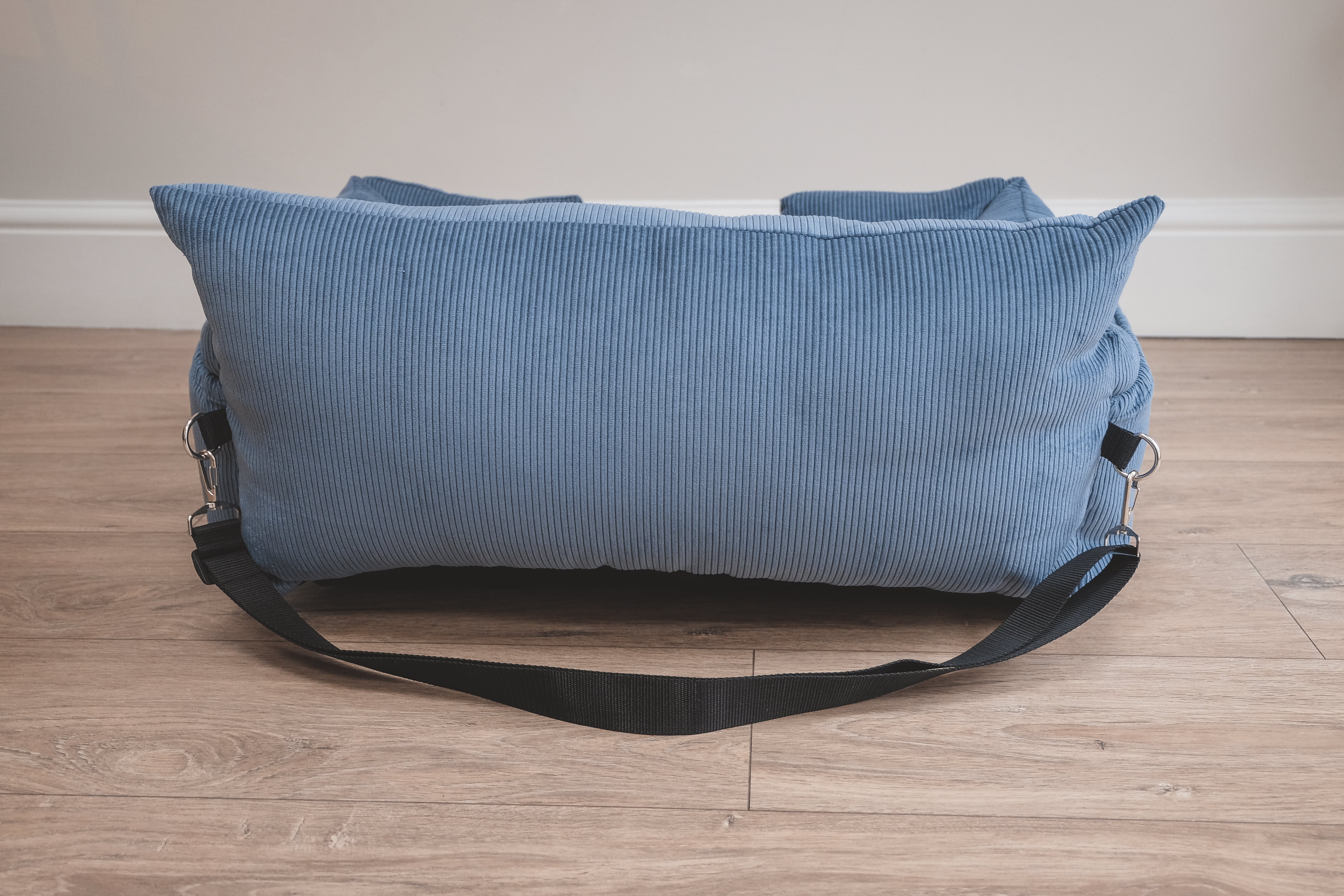 Luxury Large Dog Car Seat - Denim Blue