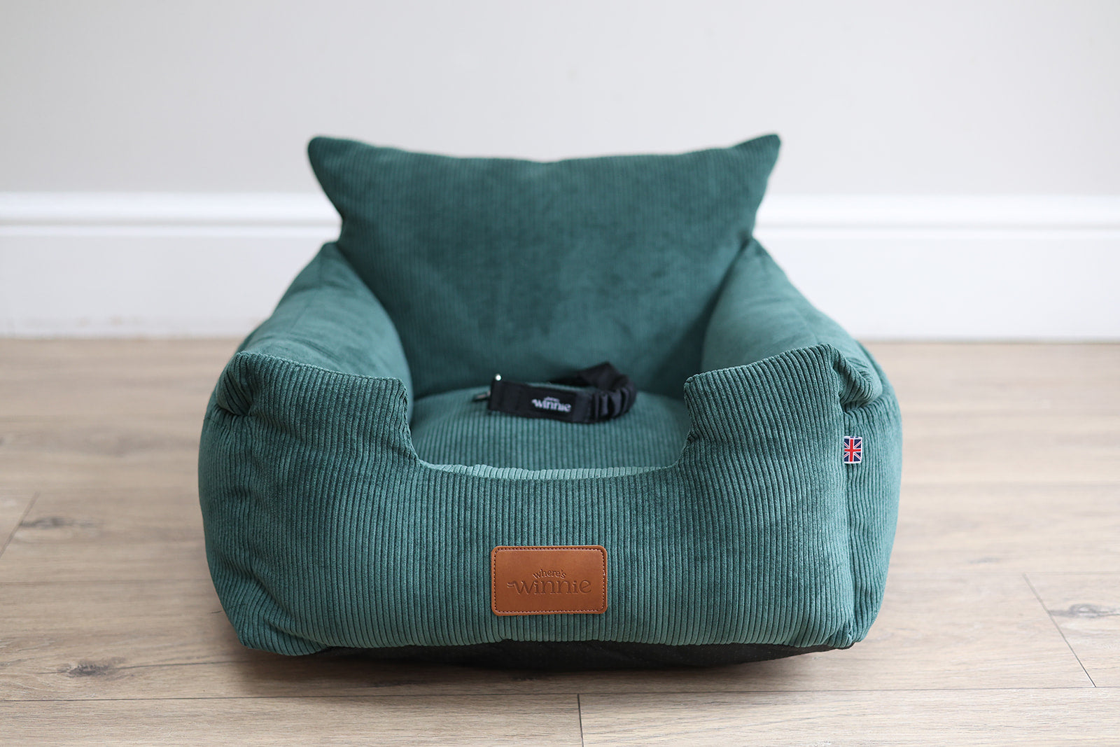 Luxury Isofix Dog Car Seat - Country Green