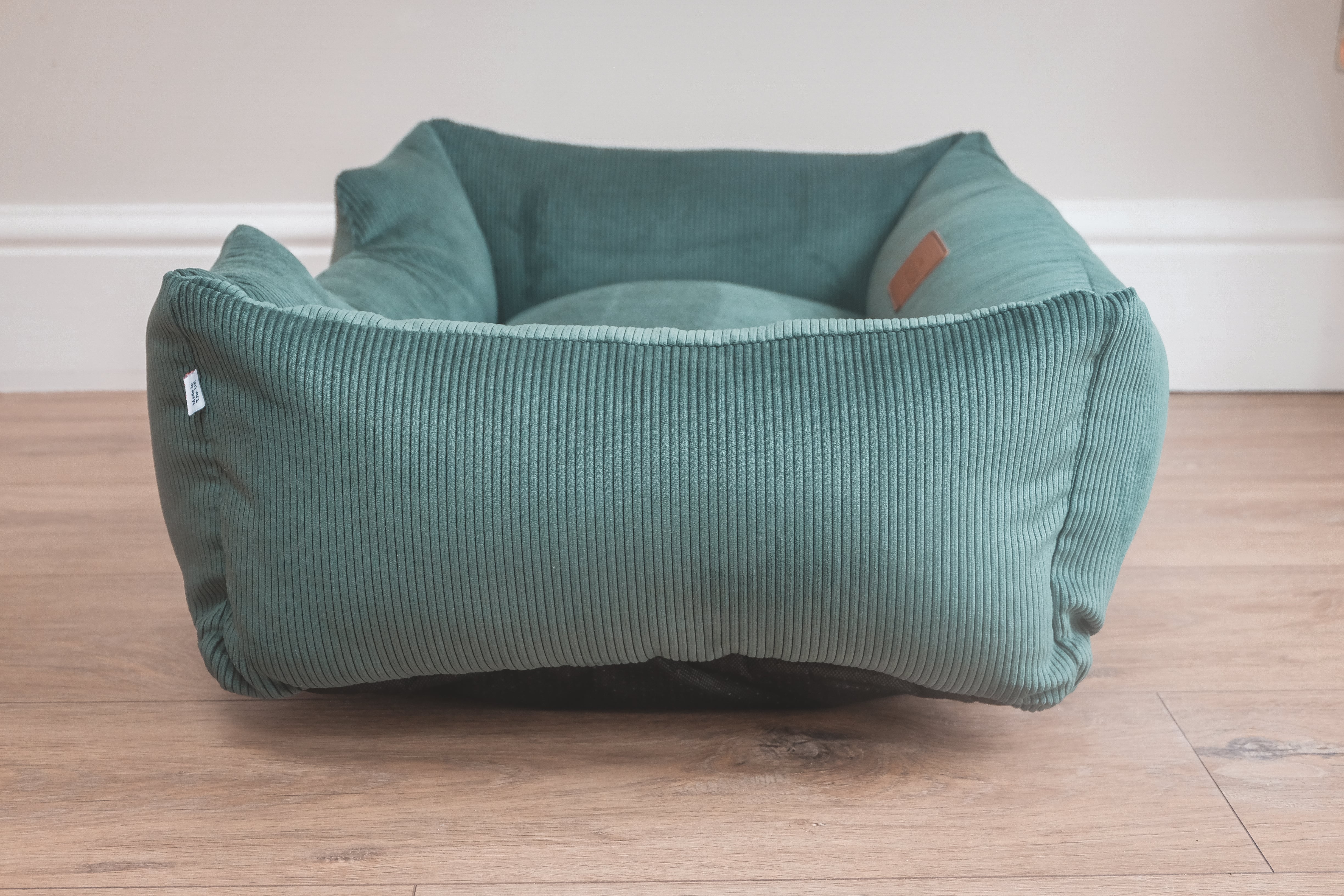 Corduroy Dog Bed - Country Green