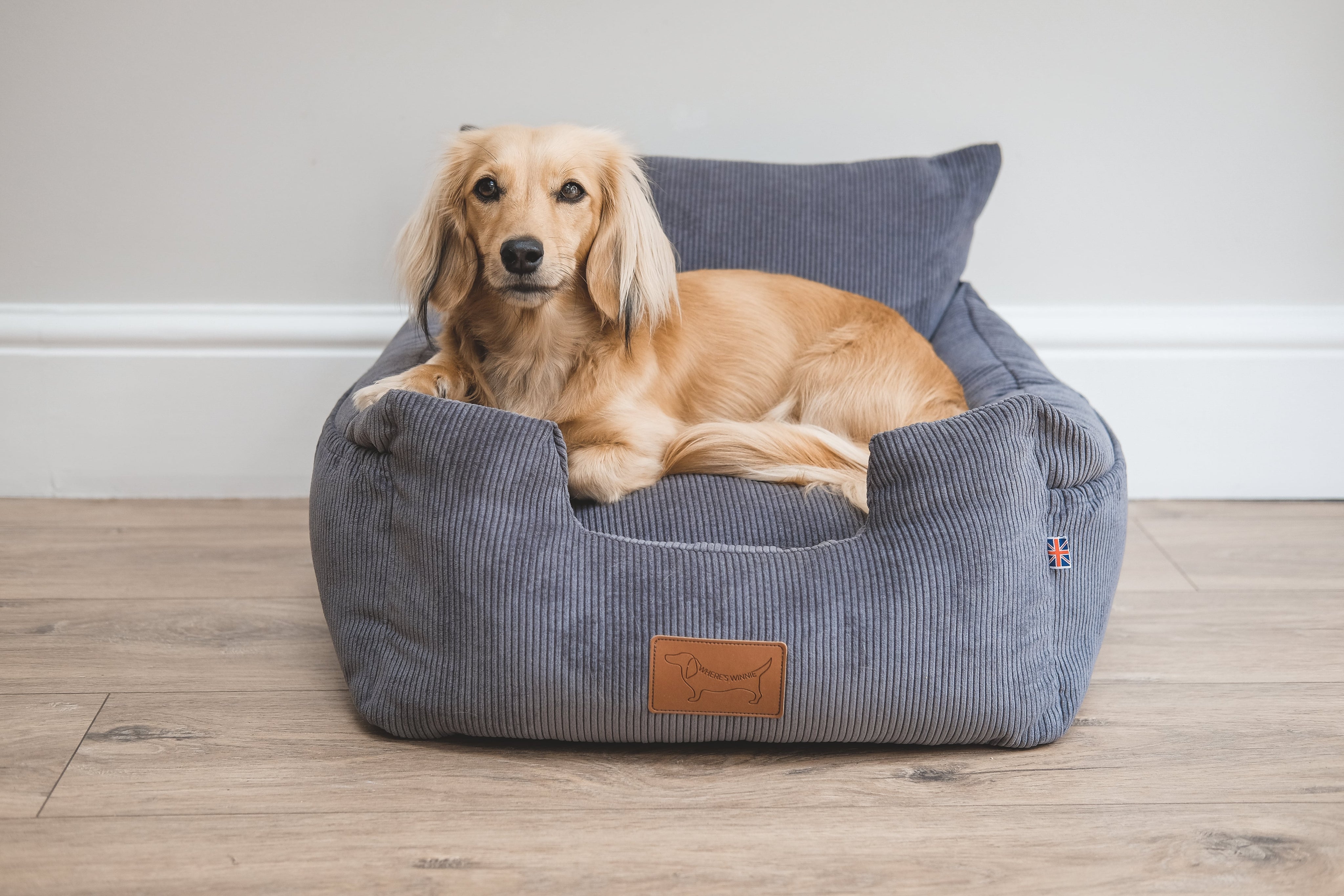 Luxury Isofix Dog Car Seat Gunmetal Grey Where's Winnie